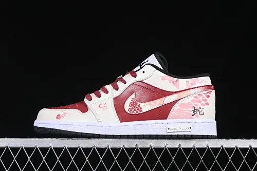 All categories Air Jordan Jordan series basketball shoes Air Jordan 1 Low Air Jordan 1 Low OG AJ1 Joe 1 Year of the Snake limited low-top retro basketball shoes 553558-132
